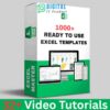 1000+ Excel Ready Template & 32+ Video Tutorials